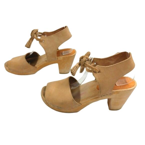 🌷Bryr Hannah Clogs In Natural Suede - Picture 3 of 9